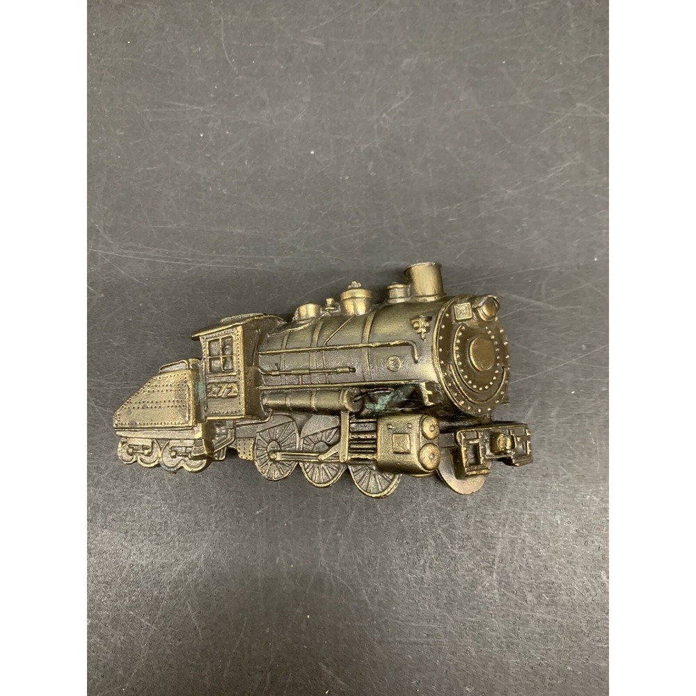 Vintage Great American Buckle Co. Limited Edition Railroad Belt Buckle
